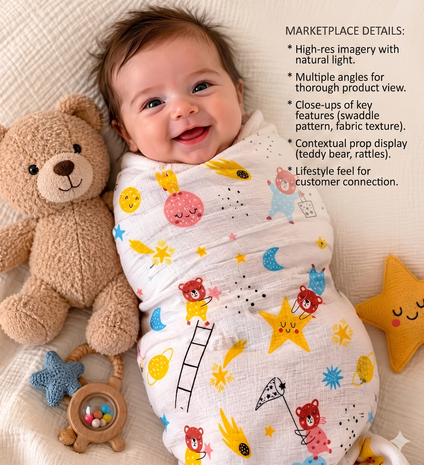 Newborn Playground Swaddles