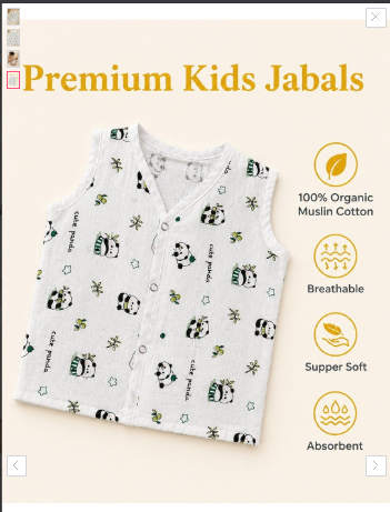 Panda Jabla Pure Muslin Cotton