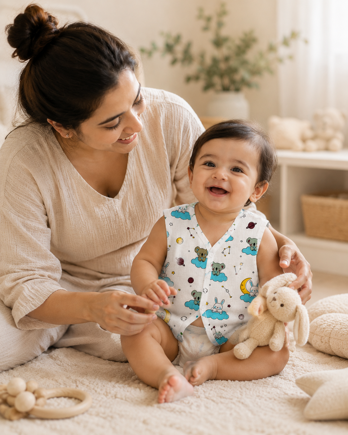 Bunny Jabla Pure Muslin Cotton