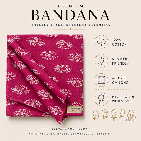 Rose Butti Bandana